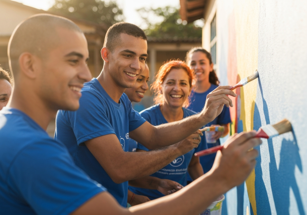 Projeto social apoiado pelo Grupo MIP